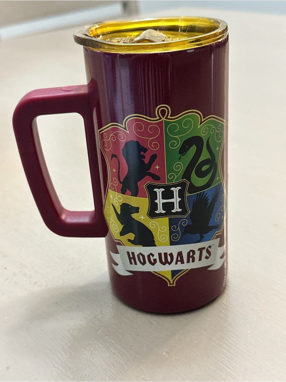 Harry Potter Back to Hogwarts Mug Tumbler Lid 15 oz Silver Buffalo Crest